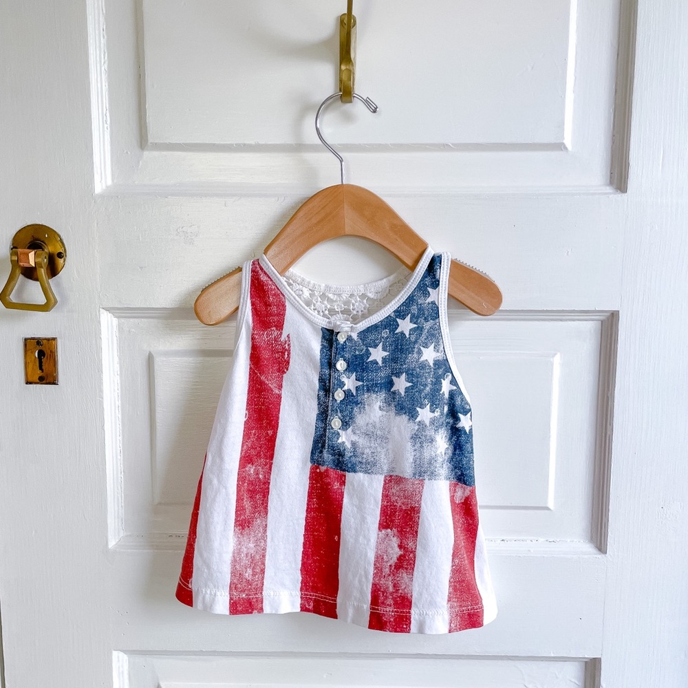 Ralph Lauren American Flag July 4th Tank top